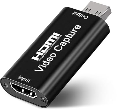 YIQILAIYA Scheda di Acquisizione Video，Adattatore USB HDMI，1080P Scheda Video，HDMI Adattatore USB, Scheda di Acquisizione Video in Tempo Reale