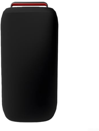 Copertura antipolvere con supporto per microfono integrato, per JBL Party Box 110 e 120, in tessuto elastico, su misura, colore: nero