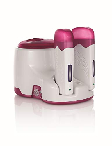 SCALDACERA PROFESSIONALE ESTETISTA COMBINATO CON FORNETTO SCALDA CERA E 2 SCALDARULLO PER CERA DEPILATORIA