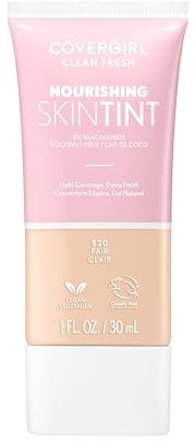 COVERGIRL Clean Fresh Skin Milk Foundation, Fair, 1 Fl Oz (Pack of 1) (packaging may vary)
