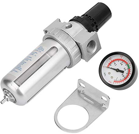Pneumatisk luftfilterregulator, BSP1 / 2 Luftkompressor Fukt Vattenlås Filterregulator Tryckregulator Combo med tryckluft Justerbar tryckregleringskoppling Anslutning