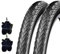 DSI 2 Reifen 700 x 35 Schwarz für Citybike Trekking 28 x 1,35 28 x 1 5/8 x 1 3/8 (37-622)