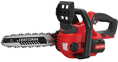 CRAFTSMAN V20 Mini Chainsaw, Cordless, 12 inch, Bare Tool Only (CMCCS620B)