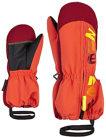 Ziener Baby LANGELO Ski-Handschuhe/Wintersport | wasserdicht atmungsaktiv, burnt orange, 92cm