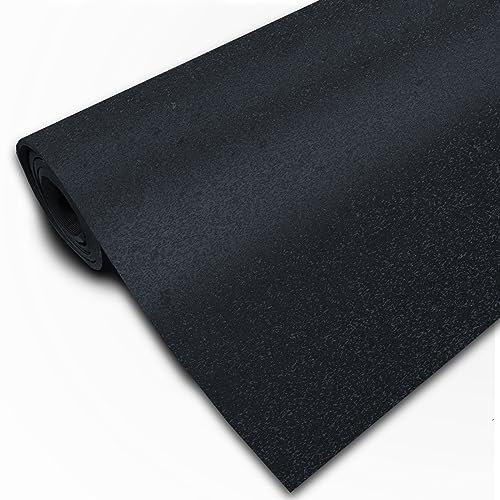 NOVA FORMA Tapis de Sport pour Dessous d'appareils de Fitness – Tapis en Caoutchouc Isolant et Protecteur – Revêtement de Sol Anti-Vibrations et Anti-Rayures – Épaisseur 5 mm, 125 x 150 cm