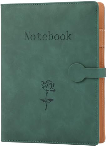 SEEALLDE Leder Notizbuch A5 Leere Seiten Journal Notebook Vintage Travel Tagebuch Notiz Skizzenbuch