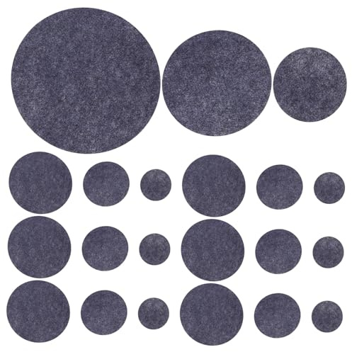 HOODANCOS 50pcs Felt Plate Dividers Soft Non-Scratch Foldable Protectors for Plates Glassware Cookware DIY Trim Felt Pan Separators for Kitchen Storage Gentle Cushioning Pad