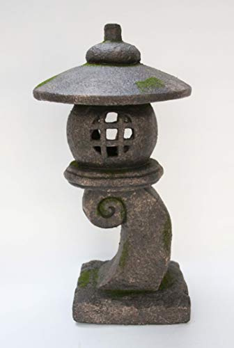 Hi-Line Gift 32IN Grey Stone Pagoda Lantern
