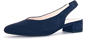 Gabor Slingpumps, dam klackskor, Blå atlantik, 38.5 EU