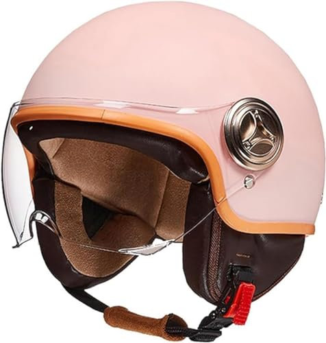 AOOPOO Open Half Motorcycle Helmet Motorcycle Helmet With Sun Visor Retro Vintage Style Helmet For Children Youth Men Women