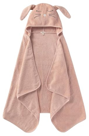 Burt's Bees Baby Toddler Hooded Animal Character Towels Organic Cotton, Unisex Bath Essentials, Soft Nursery Towel for Kids