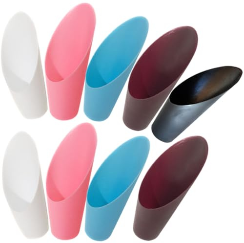 SEWACC Lot de 10 Pelles à Terre en Plastique Multicolores pour Jardinage Plantation de Succulentes et Bonsaï Outil Manuel Léger et Résistant pour Garçon et Filles et Adultes