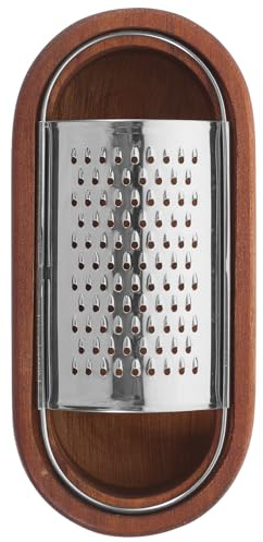 Cheese Grater Stainless Steel with Wood Box for Kitchen Cooking