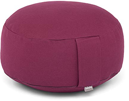 bodhi Rondo ECO Kapok - Cojín de meditación, berenjena