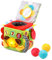 VTech - Cube Interactif Éveil Sensoriel, Jouet Bébé d’Éveil avec Différentes Matières Rouge - Version FR