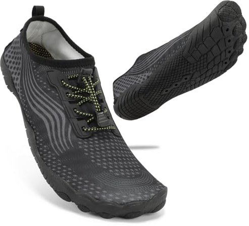 ZHR Mens Womens Water Shoes Quick Dry Aqua Socks for Swim Beach