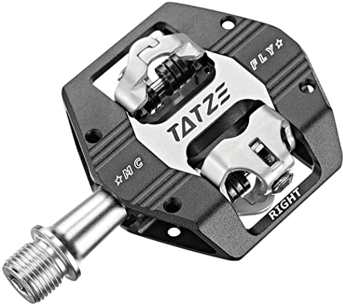 TATZE bike-components MC-Fly Automatikpedal MTB Trial und Enduro, Schwarz, M