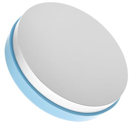 QWORK® Bloque de trabajo, 7.6 cm yunque de trabajo metal con base de goma, para trabajos en metal y manualidades
