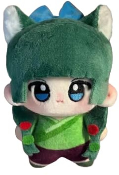 Qixiaan Maomao Plush Anime Maomao Plush Pendant Mini Pillow Filled Soft Stuffed Figure PP Cotton Backpack Charm 10CM