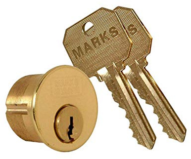 Marks Metro #2161 Solid 1-1/8 Mortise Cylinder