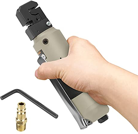Máquina dobladora neumática Herramienta profesional de marcado de perforación de metal Sello de aire de brida Herramientas neumáticas Perforadora de orificios de aire comprimido Alicates pelacables