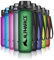 ALPHAPACE Trinkflasche, auslaufsichere 350 ml Wasserflasche, BPA-freie Flasche für Sport, Fahrrad & Outdooraktivitäten, Sportflasche mit Fruchteinsatz, in Dark-Green