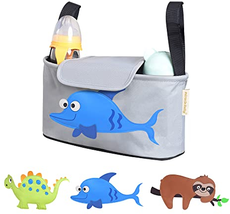 Kinderwagentasche Organizer Kinderwagen Buggy Tasche Baby Universale Multifunktionale Aufbewahrungstasche (Wal)