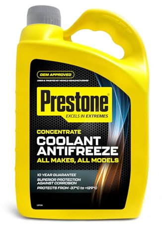 Prestone PAFR0045B Coolant Antifreeze for All Vehicles 10-year 300,000 miles Corrosion Protection, Concentrate, 4 Litre