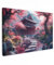 MuchoWow© Bilder Groß 120x80 cm XXL Wohnzimmer Deko Modern Wandbild Foto auf Leinwand Bild Schlafzimmer über Bett Room Decor Geschenke Japanischer Garten - Kirschblüte - Sakura-Bäume - Japan