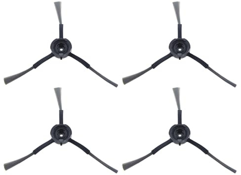Zqxnt Set di 4 Spazzole Laterali Essenziali Robot Aspirapolvere Spazzatrici Parte Casa Forniture Per La Pulizia Approfondita Robot Aspirapolvere Attacchi
