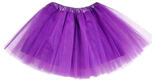 Tutu Skirts for Women,Adult Puffy Tulle Skirts with Lining,Sparkly Fairy Ballerina Short Tutu Skirts Poofy Ballet Dance,for Womens Ladies Girls Kids Halloween Party Cosplay Dress-up Costume