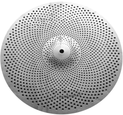 Cymbaler Låg Volym No Disturbance 13 Tums HiHat Cymbal För Inomhusträning Silver