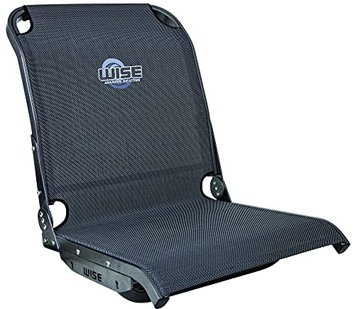 Wise 3373-1800 Aero X Cool-Ride High Back Boat Seat, Carbon Grey