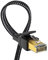 Cat 8 Ethernet Cable 5M, Nylon Braided High Speed Heavy Duty Network LAN Patch Cord, 40Gbps 2000Mhz SFTP RJ45 Flat Gigabit Internet Cable Shielded in Wall,Indoor&Outdoor for Modem/Router/Gaming/PC