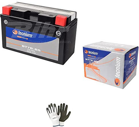 COMPATIBLE WITH YAMAHA NXC Cygnus X 125 2007 A 2013 BATTERY ALREADY TO USE TECNIUM YT7B-BS 12V 6.5AH BATTERIES 6.5 AMPERE 12 VOLT SPECIFIC MOTORCYCLE SCOOTER 150X65X93MM