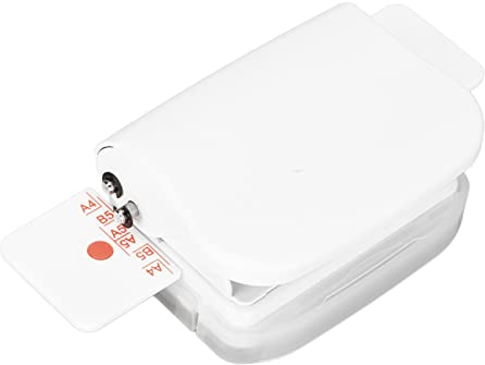 Handbindemaschinen Mehrzweck-Buchbindemaschine mit 6 Löchern Lochung von 5 Blatt für A4 30 Löcher B5 26 Löcher A5 20 Löcher für das Heimbüro (Weiss)