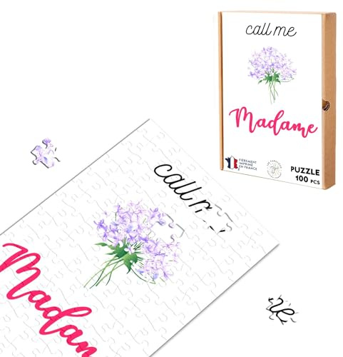Puzzle Classique 500 pièces Call Me Madame Bouquet de Fleurs Femme Mariage