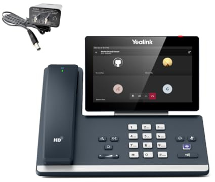Yealink MP58-WH-TEAMS-PSU-E2 - PoE - Android 13 OS - 7 inch (1024 x 600) capacitive Touch Screen - Power Adapter Included