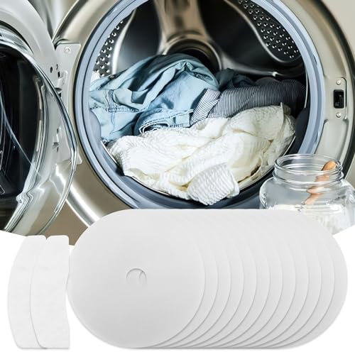 12 Pcs Tumble Dryer Filter, 10 Pcs Tumble Dryer Cloth Exhaust Filters 2 Pcs Intake Filters, Compatible with Bush DHB7VTDW, DHB7VTDB, TD3CNBW, Dryer Lint Filter Replacement