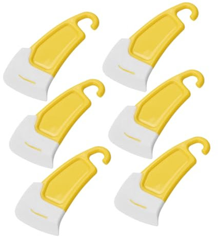 TIDTALEO 6pièces Spatule Silicone Grattoir à Vaisselle Petite Spatule Pour Cuisine Grattoir à Bol Silicone