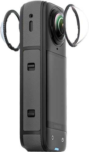 iDaPro Protector de lente para Insta360 X5, Vidrio Templado 9H