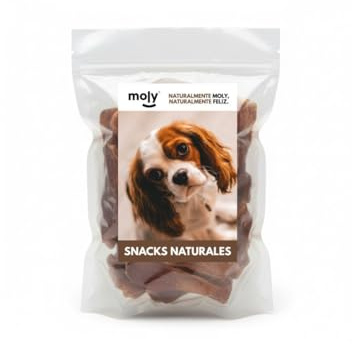 MOLY Orecchie di maiale disidratate per cani | Delizioso Snack Naturale Canino | Texture Super Crujieinte | Miglioramento Dental Higine | Alto Contenuto Proteine
