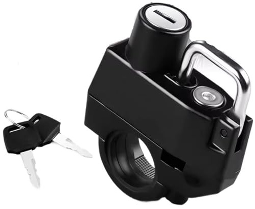 Motorcycle Handlebar Lock Passar till Gilera GP800 Fuoco Nexus 500 Motorcykeltillbehör Hjälmlås Stöldskyddsskåp Låsanordning Rostskyddad Motorcykellås