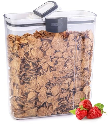 ProKeeper Cereal Keeper, 3-Quart, Airtight Seal, BPA-Free Plastic Storage Container