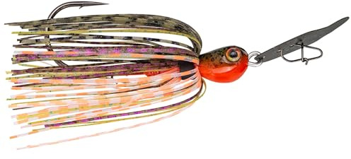 Strike King Thunder Cricket Fishing Lure, Vibrating Swim Jig, Bluegill