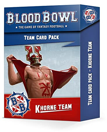 Games Workshop - Blood Bowl: Khorne Team Card Pack