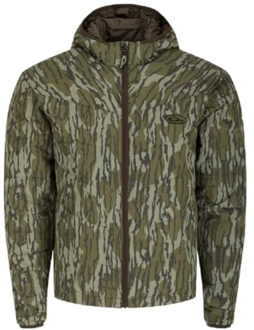 Drake Waterfowl MST Waterfowl Pursuit Synthetic Full Zip Jacket with Hood Original Bottomland Small