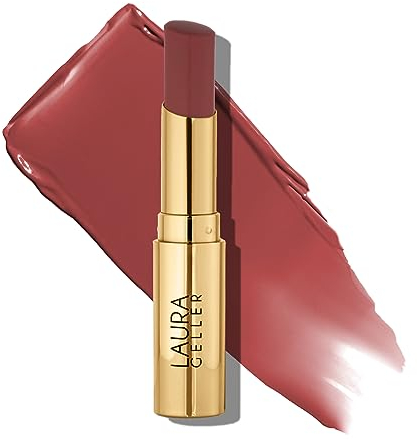 LAURA GELLER NEW YORK Jelly Balm Moisturizing Tinted Lip Balm - Terracotta Go - Hydrating Vitamin E - Semi-Shine Finish