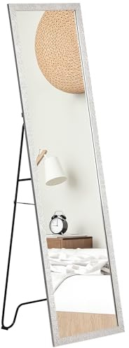 HOMCOM Full Length Mirror Free Standing Mirror Dressing Mirror for Dorm Home