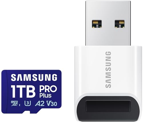 Samsung MB-MD1T0S 1 TB MicroSDXC UHS-I Classe 10 (SD MicroSD Card 1TB Samsung SDXC PRO)